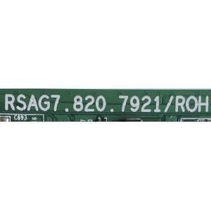 MAIN PARA TV HISENSE / NUMERO DE PARTE 239672 / RSAG7.820.7921/ROH / 222512 / 3TE65G184473 / HU65A6100UW / PANEL HD650S1U51\S1\GM\ROH / MODELO 65H6E HU65A6100UW	